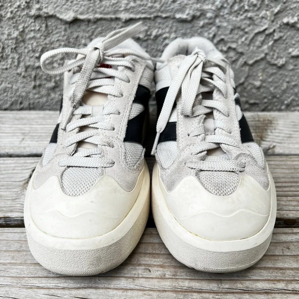 New Balance Shoes Women Size 6.5 Men Size 5 CT302 White (Beige) Suede Platform